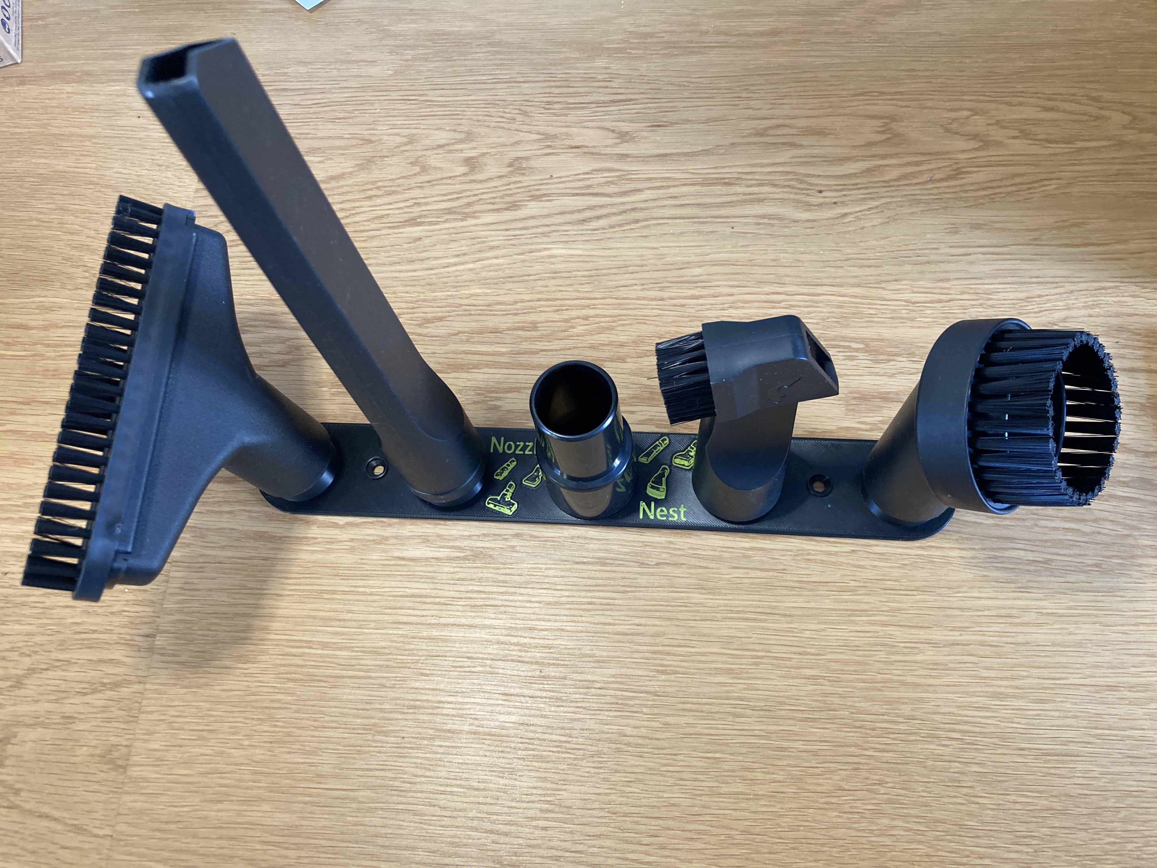 NN00 flat mount Nozzle Nest kit installed with vacuum nozzles