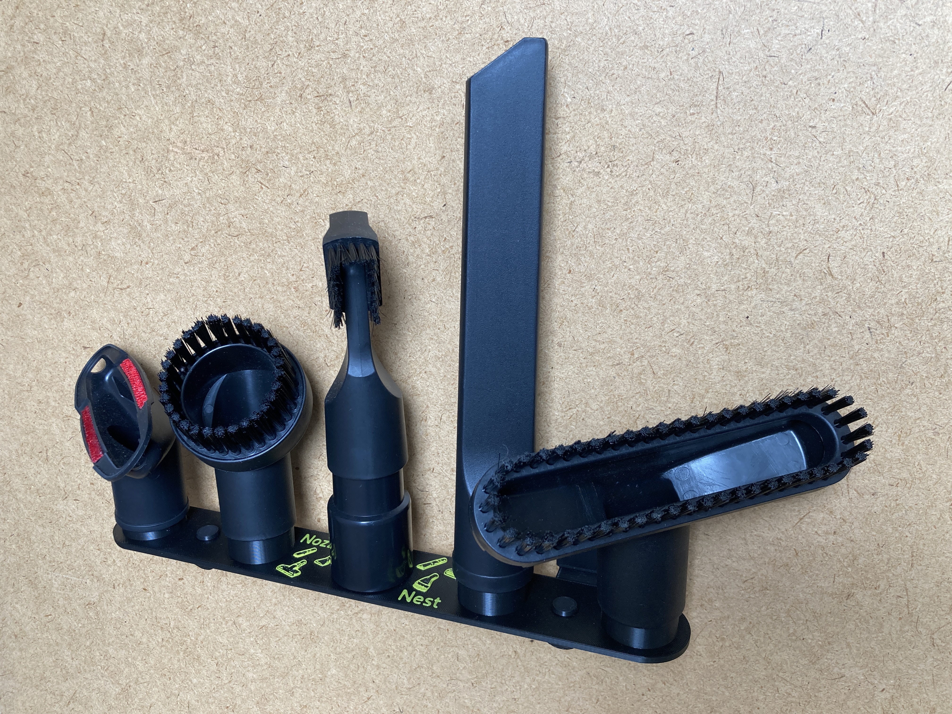 NN90 stand-off Nozzle Nest kit installed with vacuum nozzles